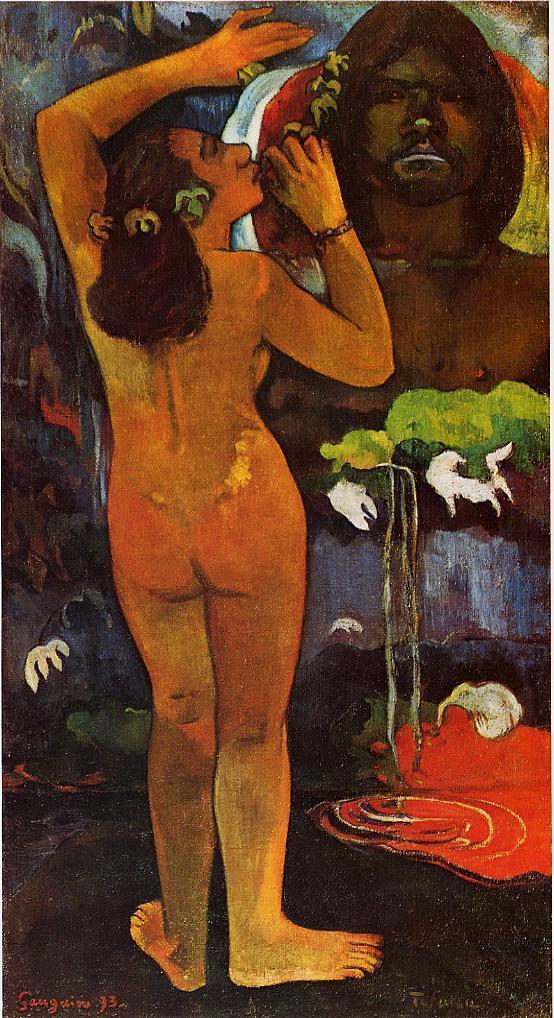 The Moon and the Earth - Paul Gauguin Painting